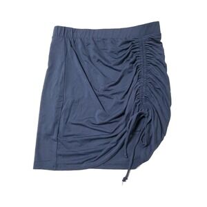 Final‎ Touch Cinch Mini Skirt Blue Size Small